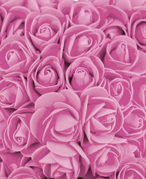 Ours Roses Artificielles Roses - Livraison de fleurs à domicile - Max le Fleuriste