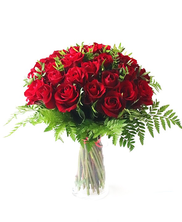 Bouquet de Roses Rouges • Livraison à domicile
