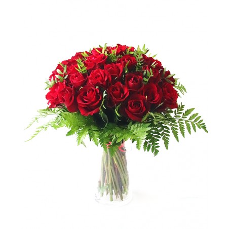 Bouquet de Roses Rouges • Max le Fleuriste