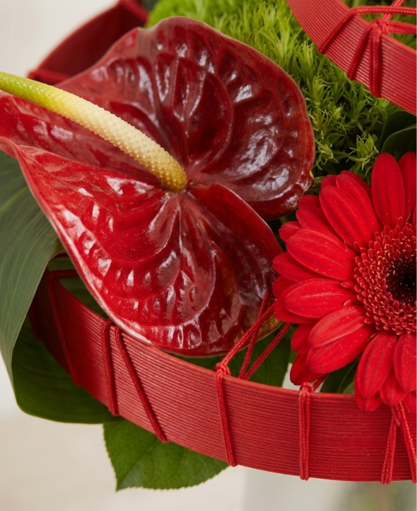 Bouquet de fleurs rouges Venise - Max le Fleuriste - Livraison de fleurs à domicile zoom - Livraison de fleurs à domicile - Max le Fleuriste