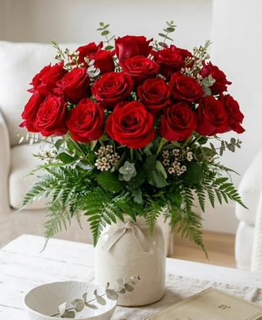 Bouquet de Roses Rouges Fraîches · 20 à 100 Tiges | Max le Fleuriste - Max le Fleuriste