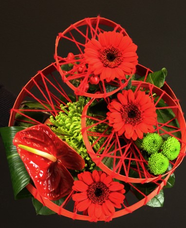 Bouquet de fleurs rouges Venise - Max le Fleuriste - Livraison de fleurs à domicile - Livraison de fleurs à domicile - Max le Fleuriste